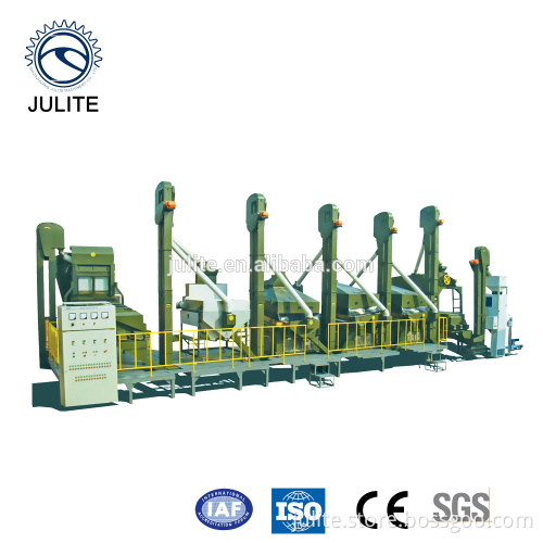 Paddy rice processing line